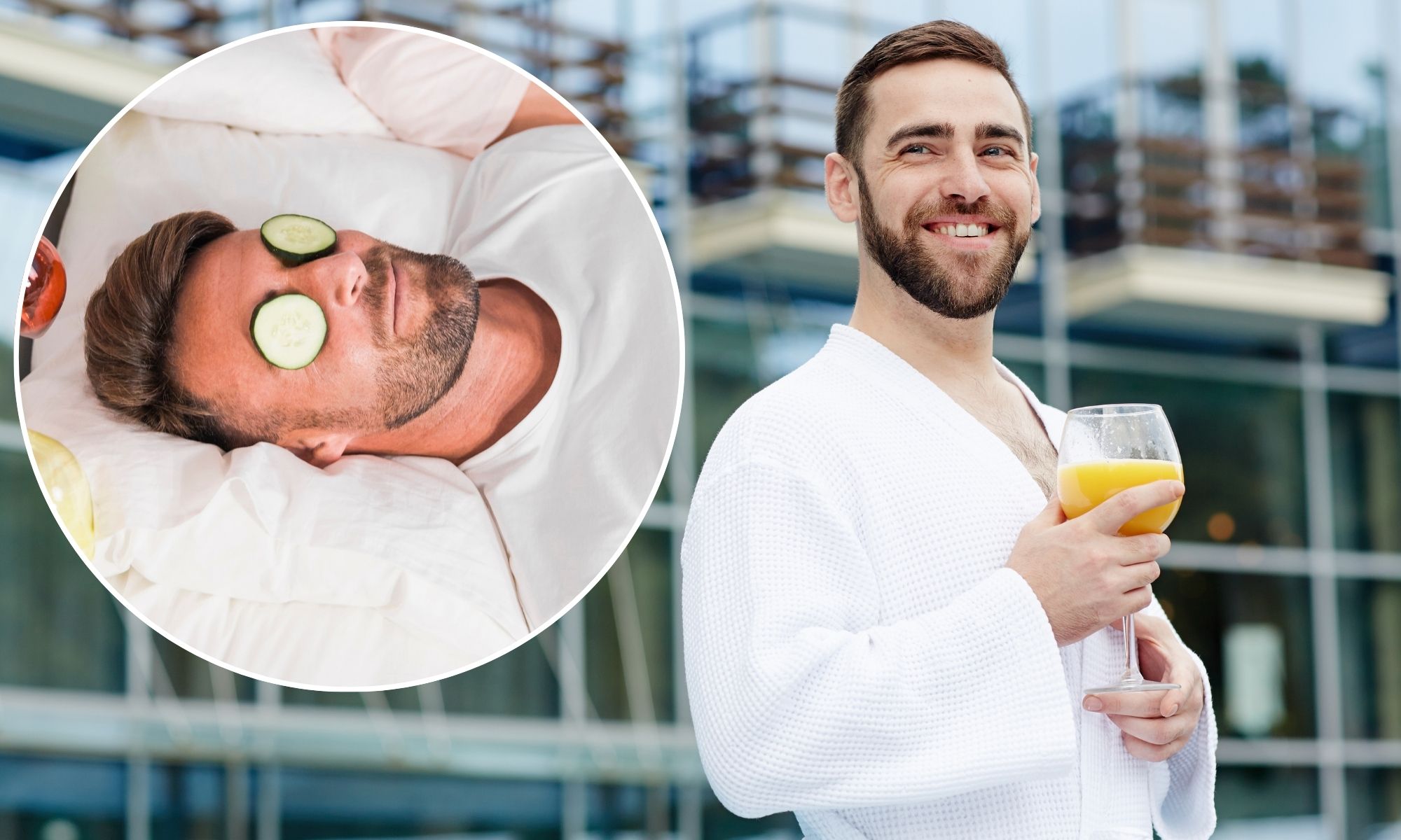 muž ve wellness